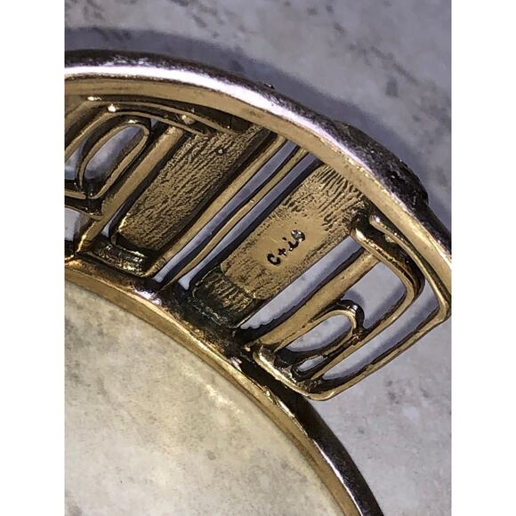 Chloe + Isabel Gold Cuff Bracelet W/ Crystals-B083 - Picture 5 of 5